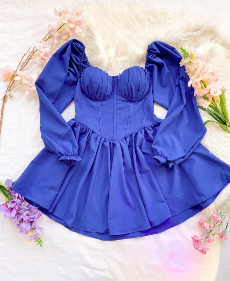 Vestido mangas