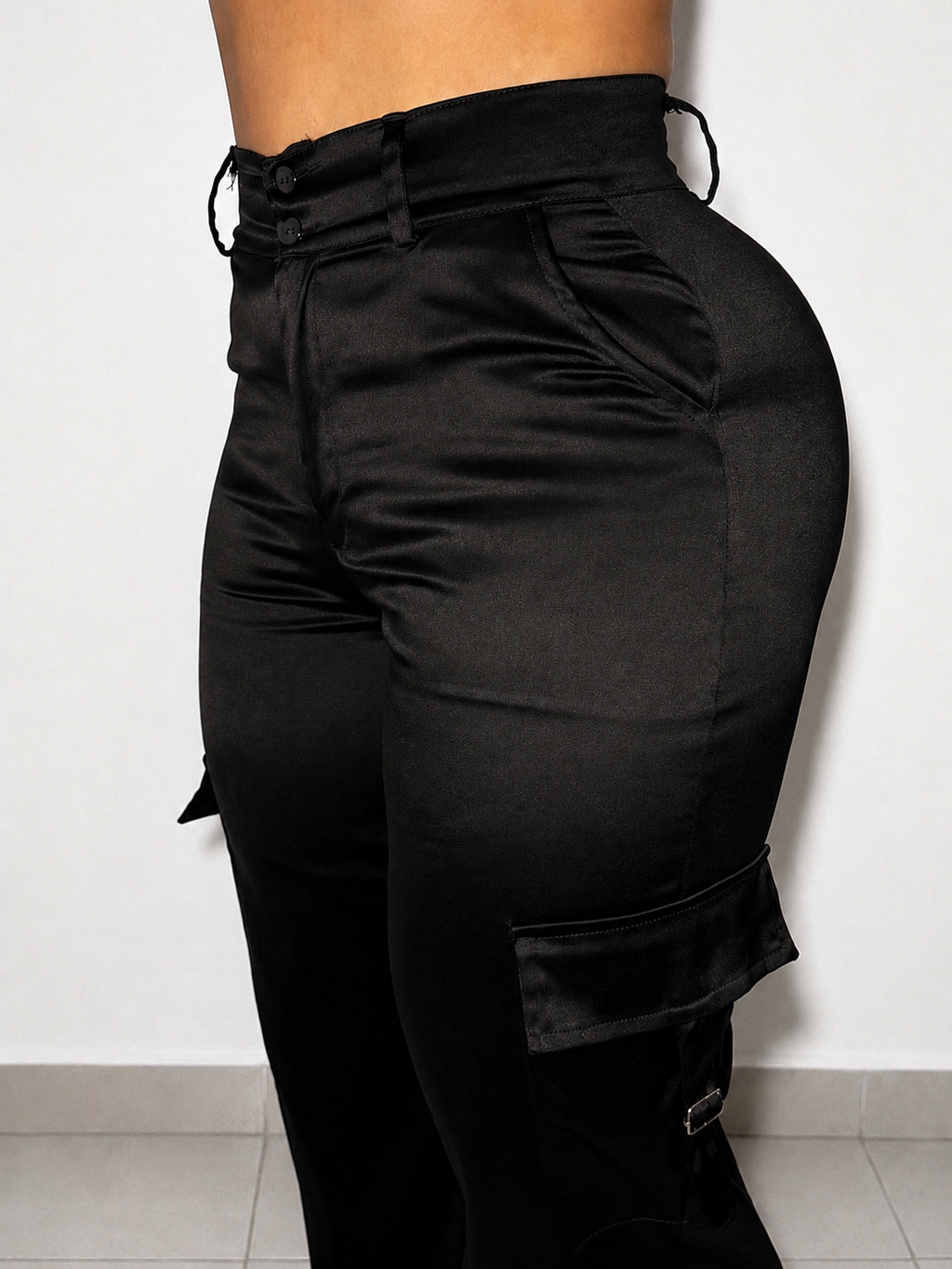 Pantalon satin