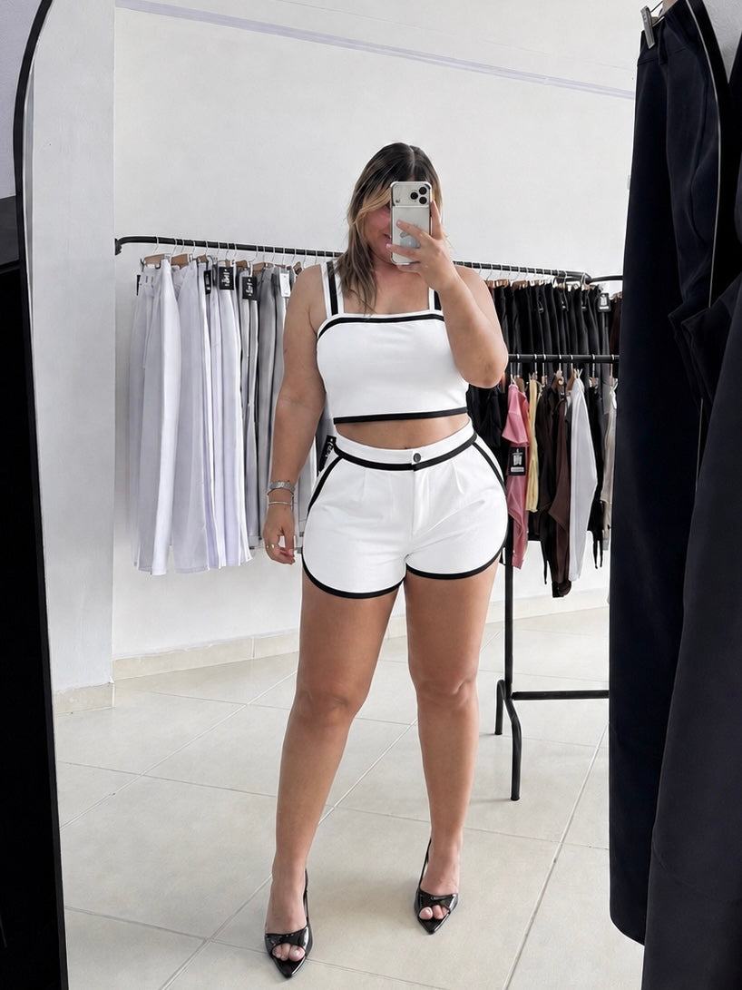 Top más short