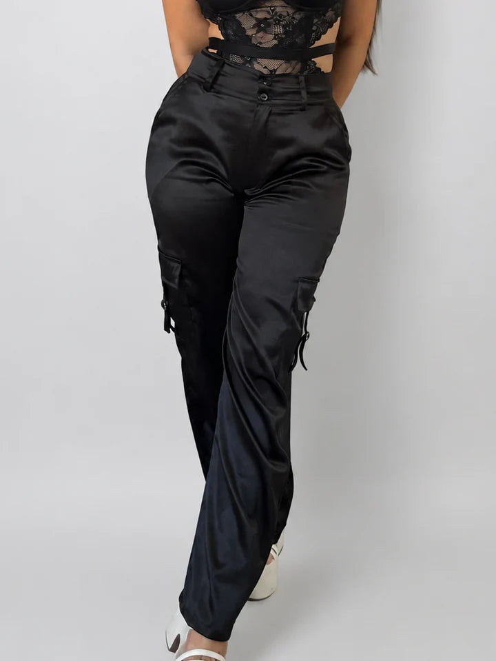 Pantalon satin