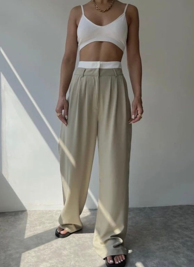 Pantalon doble pretina