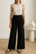 Pantalon pretina corbata