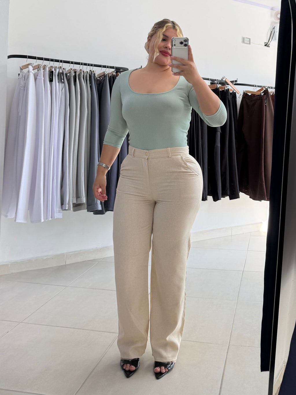 Pantalón en lino