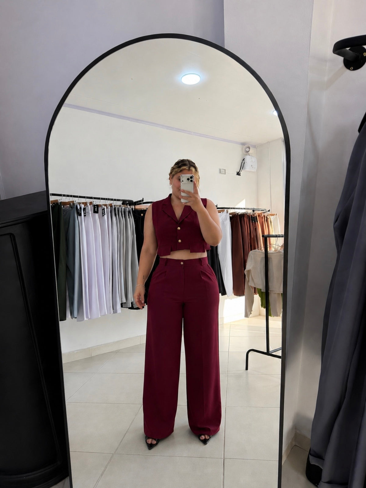 Chaleco más pantalón