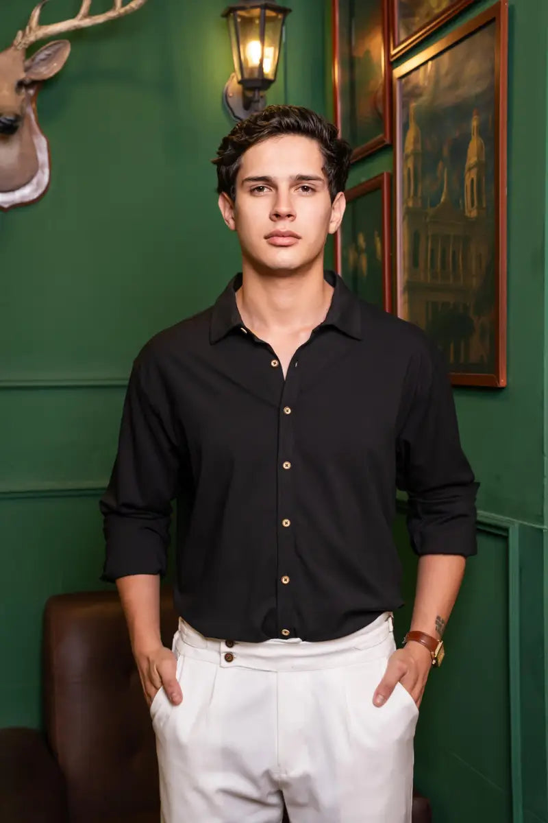 CAMISA MANGA LARGA HOMBRE