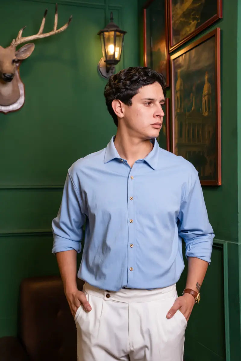 CAMISA MANGA LARGA HOMBRE